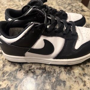 Nike Kids Black and White Sneakers